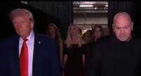 UFC 327 Miami Donald Trump Enters Kaseya Center